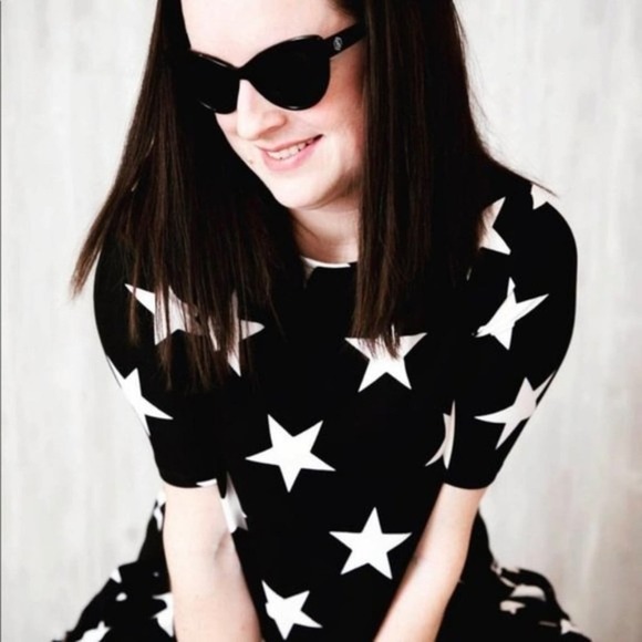 Agnes‎ and Dora Big Star Swing Tunic Top Dress Americana XXS Patriotic - Picture 3 of 7